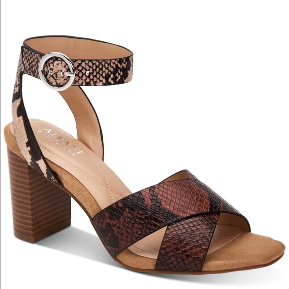 Alfani Snakeskin Heels Size 6.5 - Picture 2 of 9